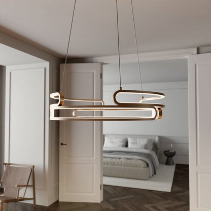 contemporary metal hanging light metaldrop