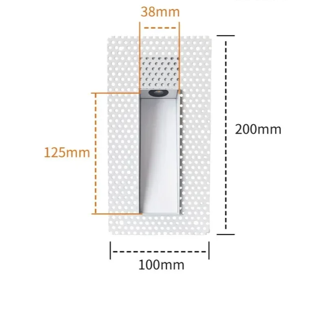 Modern Nordic Frameless Stairs LED Sensor Wall Light