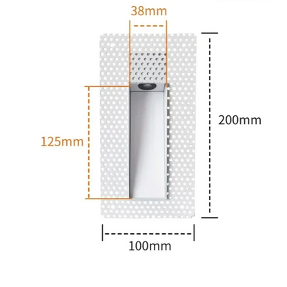Modern Nordic Frameless Stairs LED Sensor Wall Light