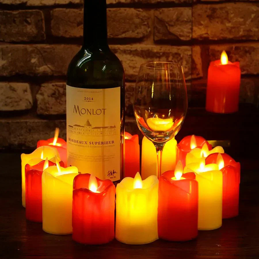 flameless led candles for birthdays home decor party celebrations