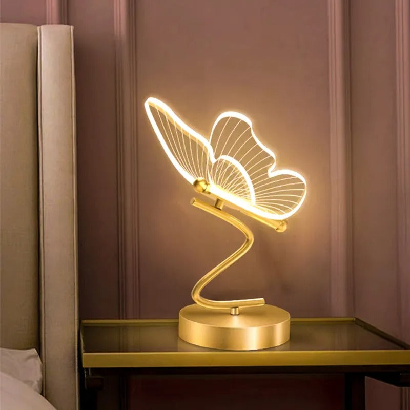 elegant butterfly table lamp for a luxe home vibe flytable