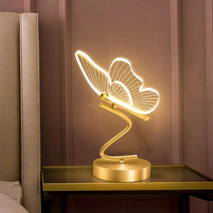 elegant butterfly table lamp for a luxe home vibe flytable