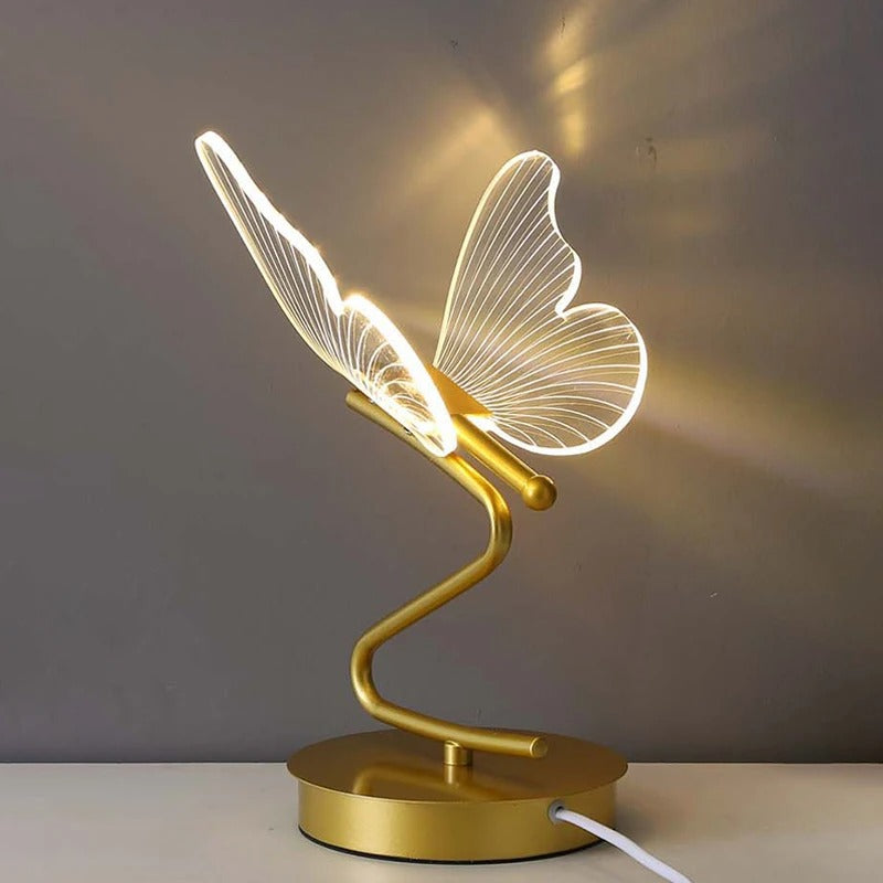 elegant butterfly table lamp for a luxe home vibe flytable