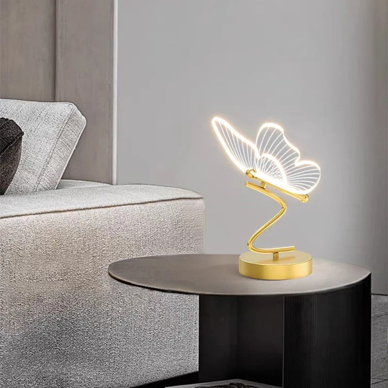 elegant butterfly table lamp for a luxe home vibe flytable