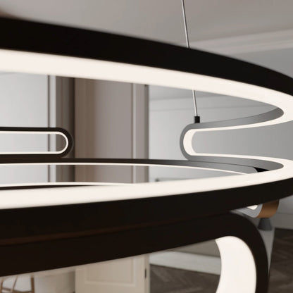 contemporary metal hanging light metaldrop